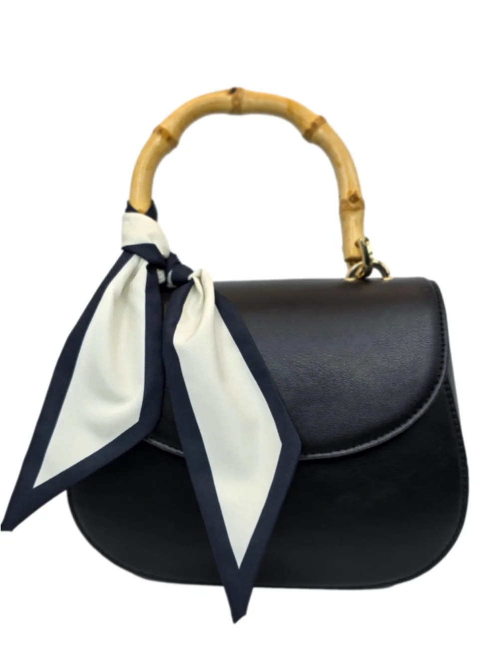 A New Day Black & Beige Satchel Bag, One Size